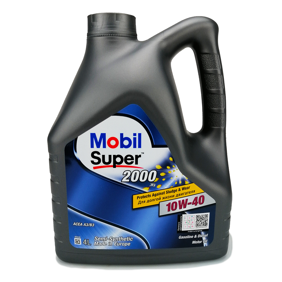 Олива моторна 10W-40 4л 2000 Mobil