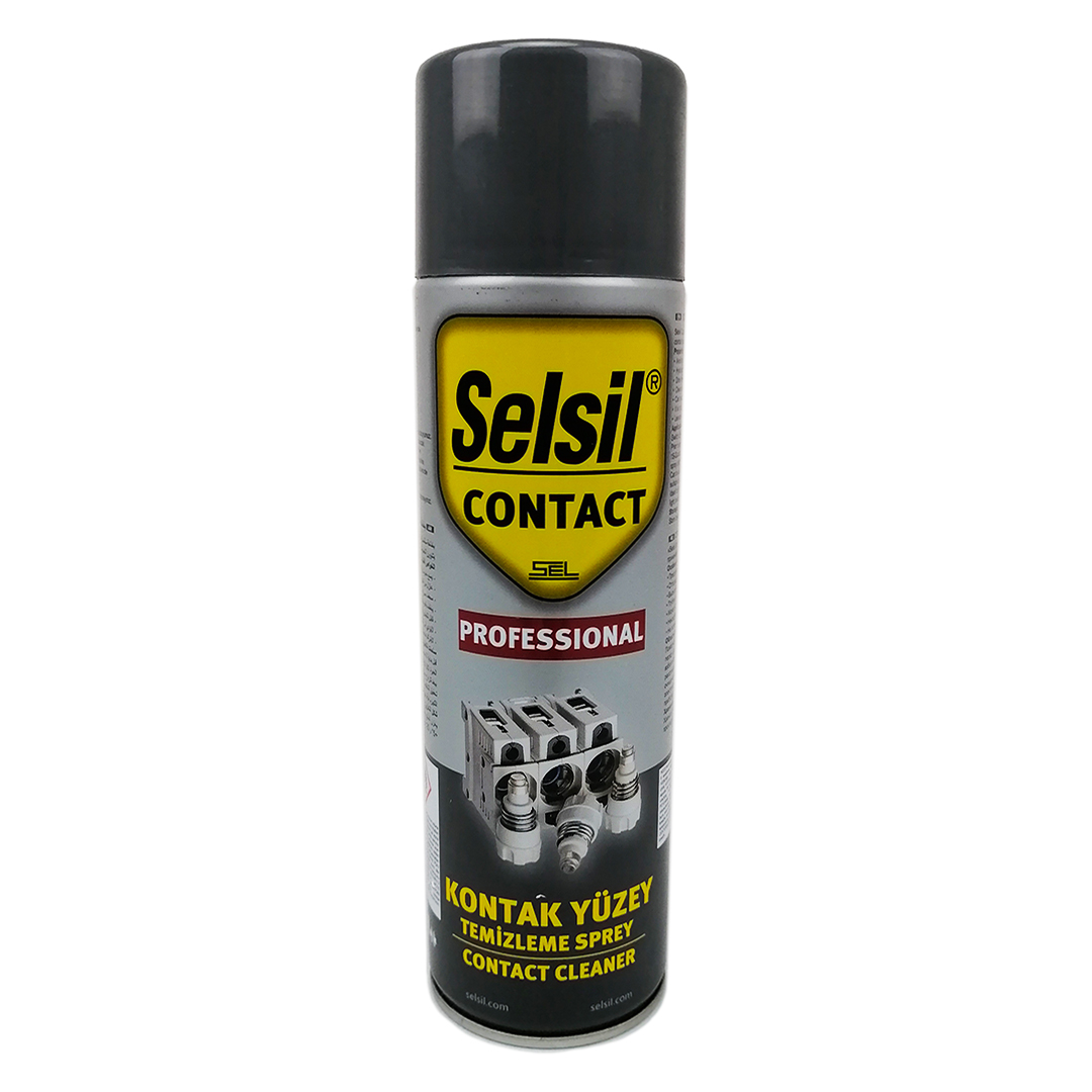 Очисник контактів та клем 500 мл аерозоль Professional Contact Cleaner Selsil