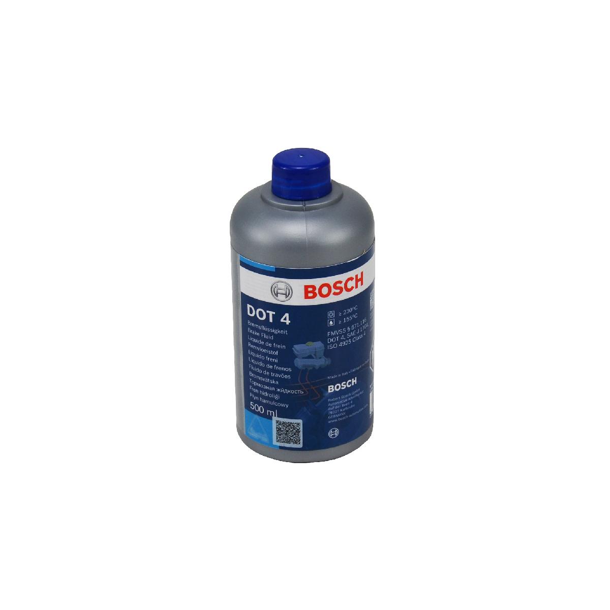 Гальмівна рідина 500 мл ДОТ-4 Bosch