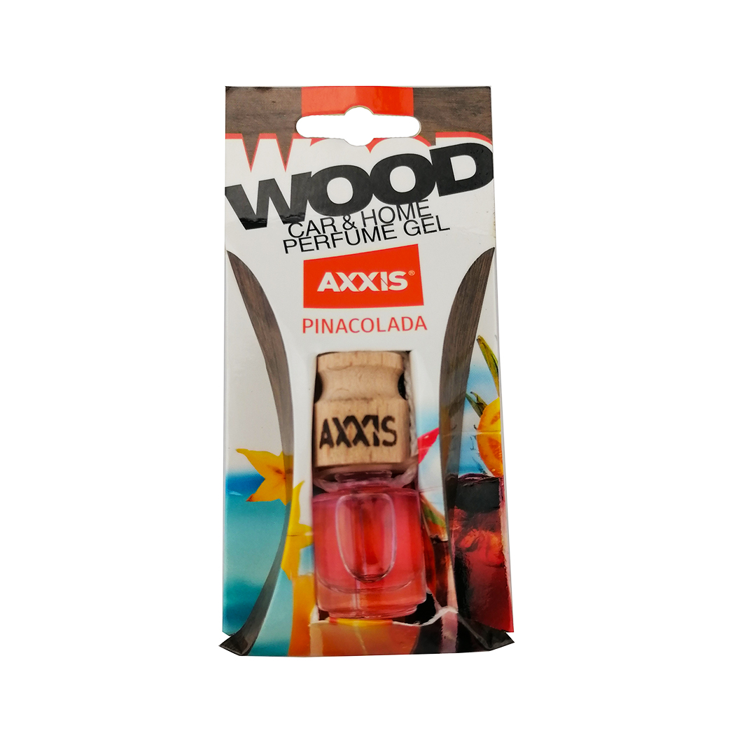 Освіжувач салону на дзеркало рідкий 5 мл Pina Colada (Піна колада) Wood Axxis