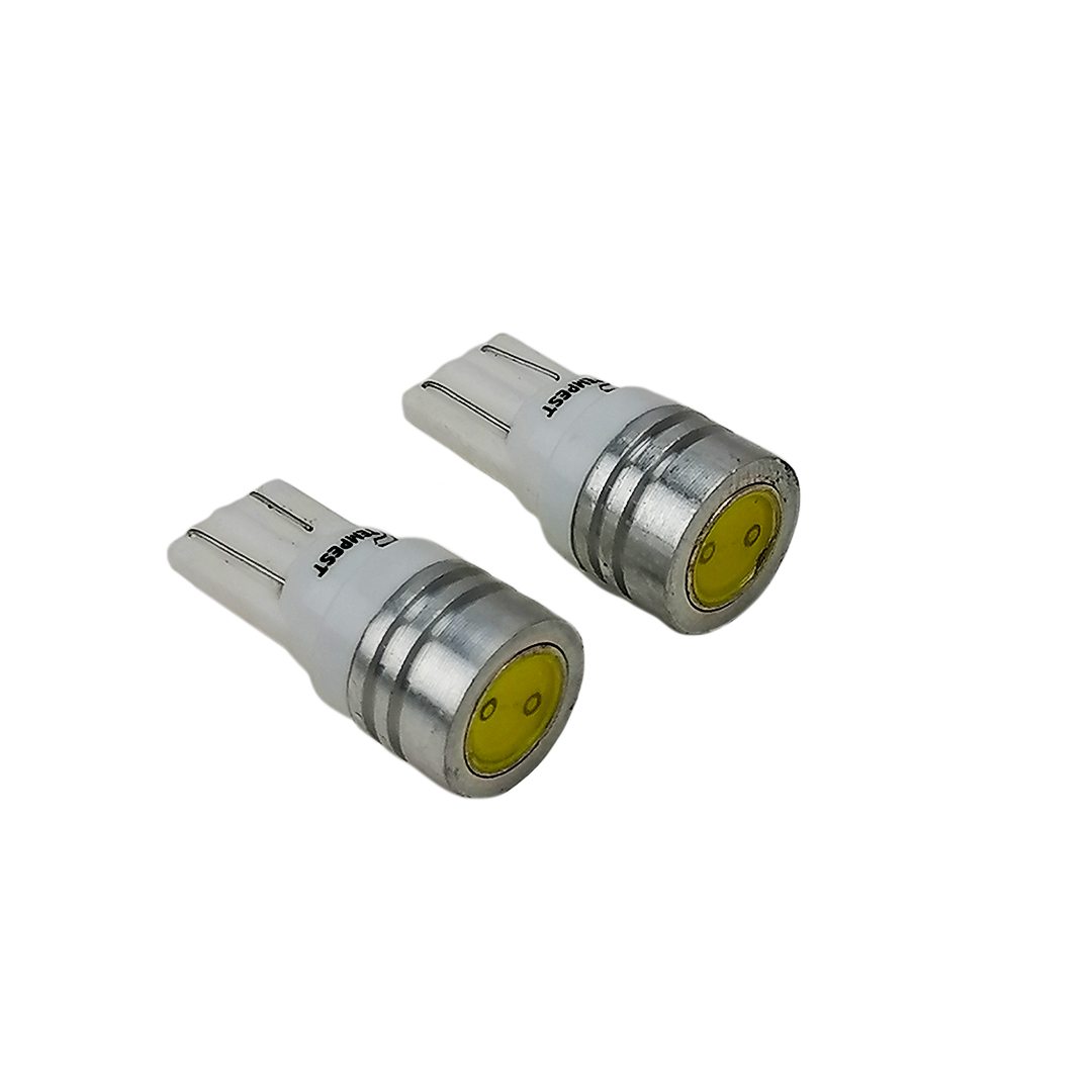 Лампа б/ц LED Т10 24V (компл. 2 шт) 1 діод біла High Power Led Tempest