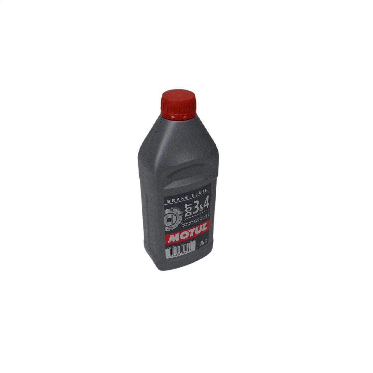 Гальмівна рідина 1л ДОТ-3, ДОТ-4 Motul