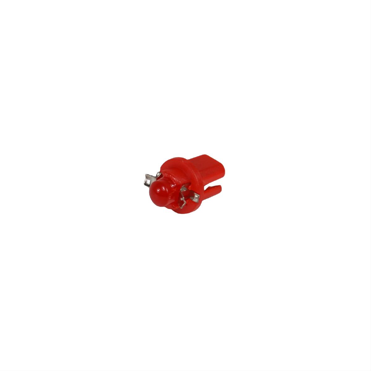 Лампа щитка приладів 2108 LED T5 12V в зборі 1 діод червона Tempest