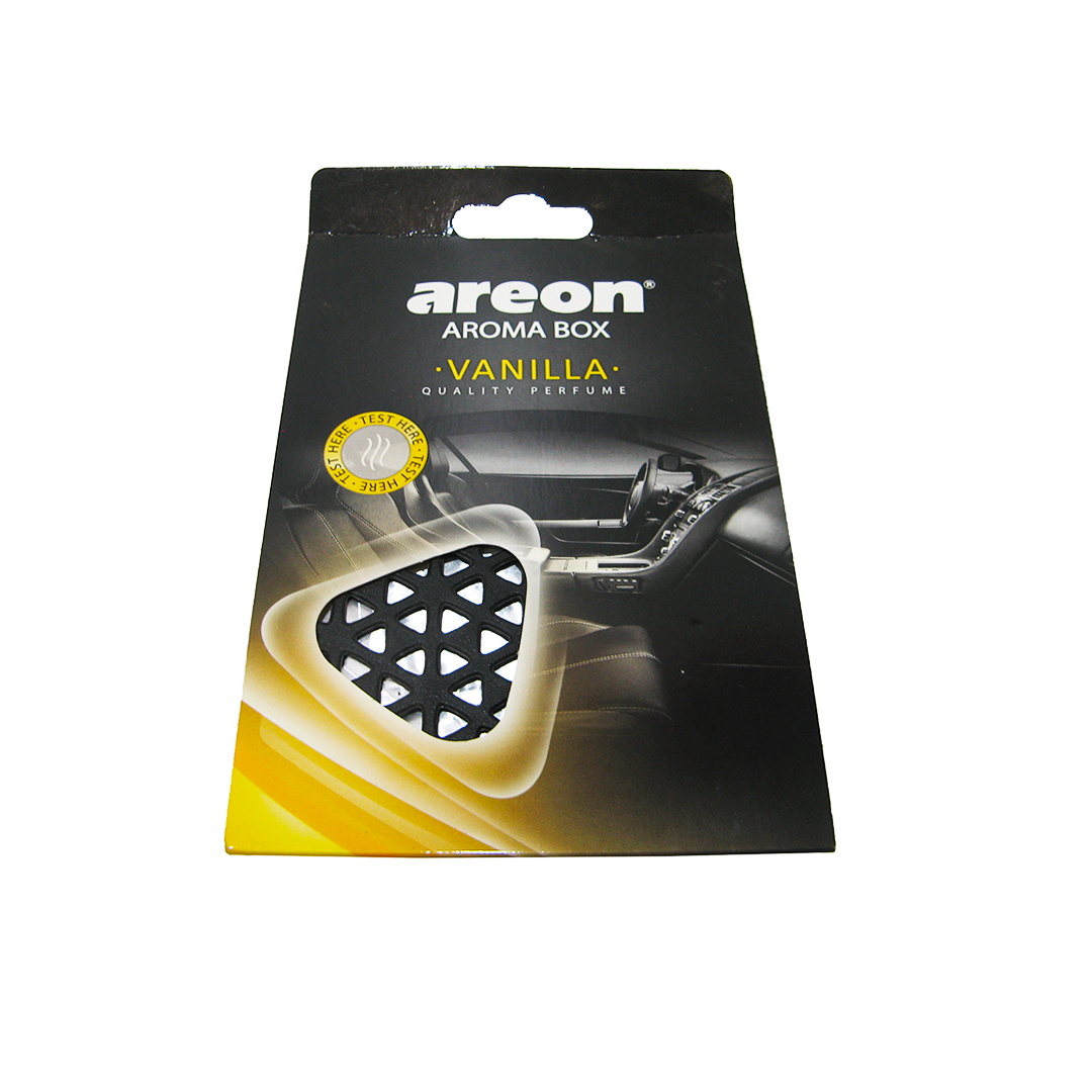 Освіжувач салону в багажник брикет Vanilla (Ваніль) Aroma Box Areon