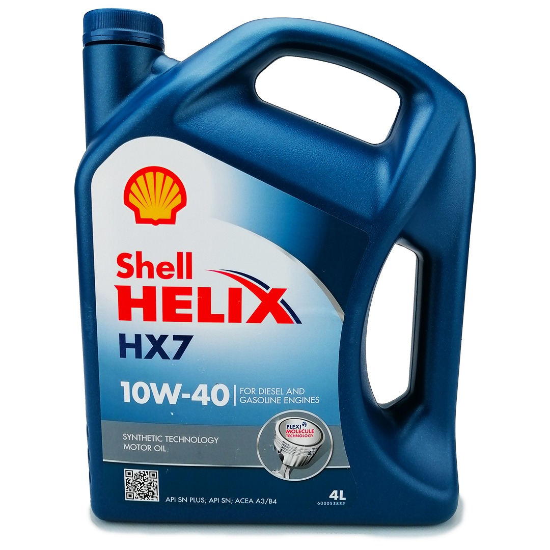 Олива моторна 10W-40 4л HX7 Shell