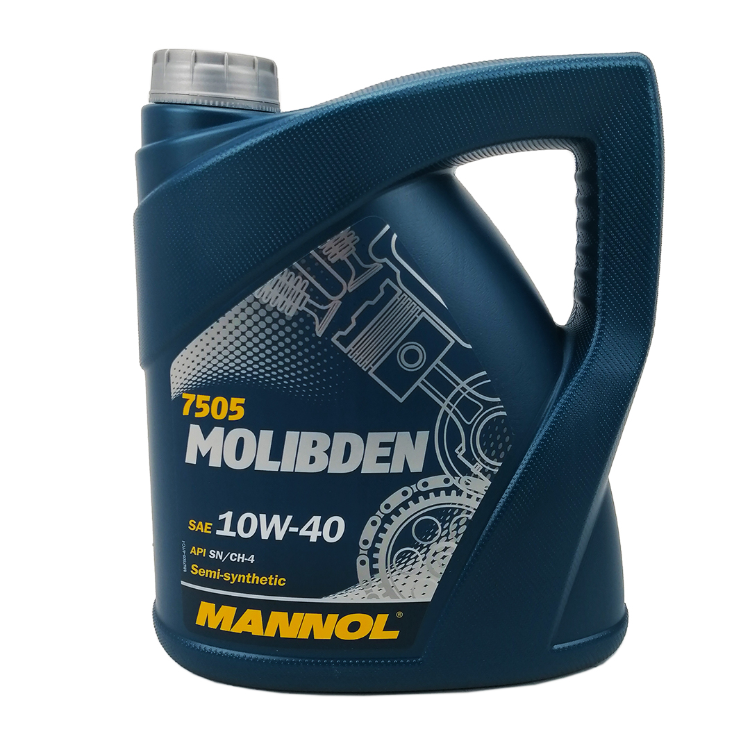 Олива моторна 10W-40 4л MoS2 Benzin Mannol