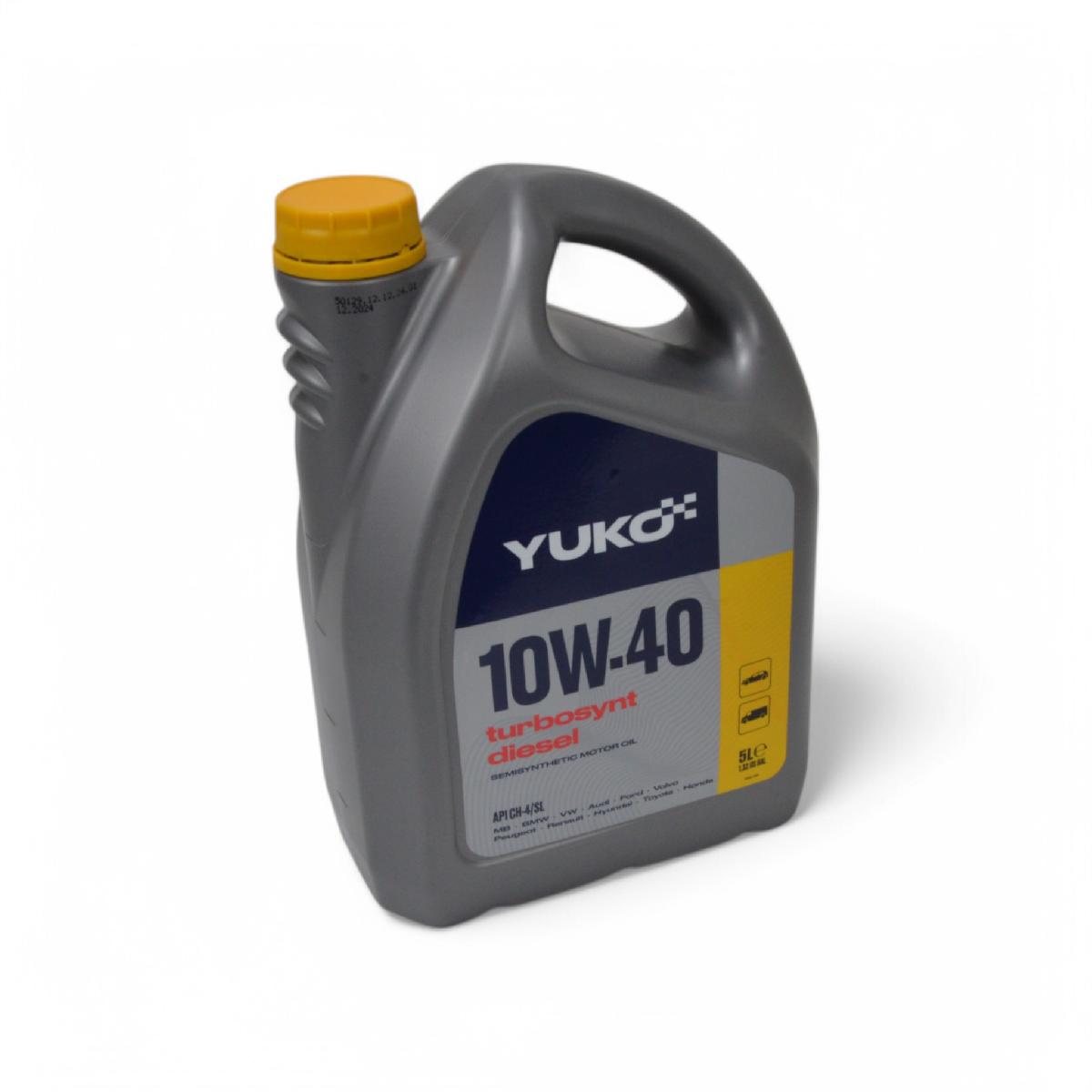 Олива моторна 10W-40 5л Turbosynt Diesel Yuko