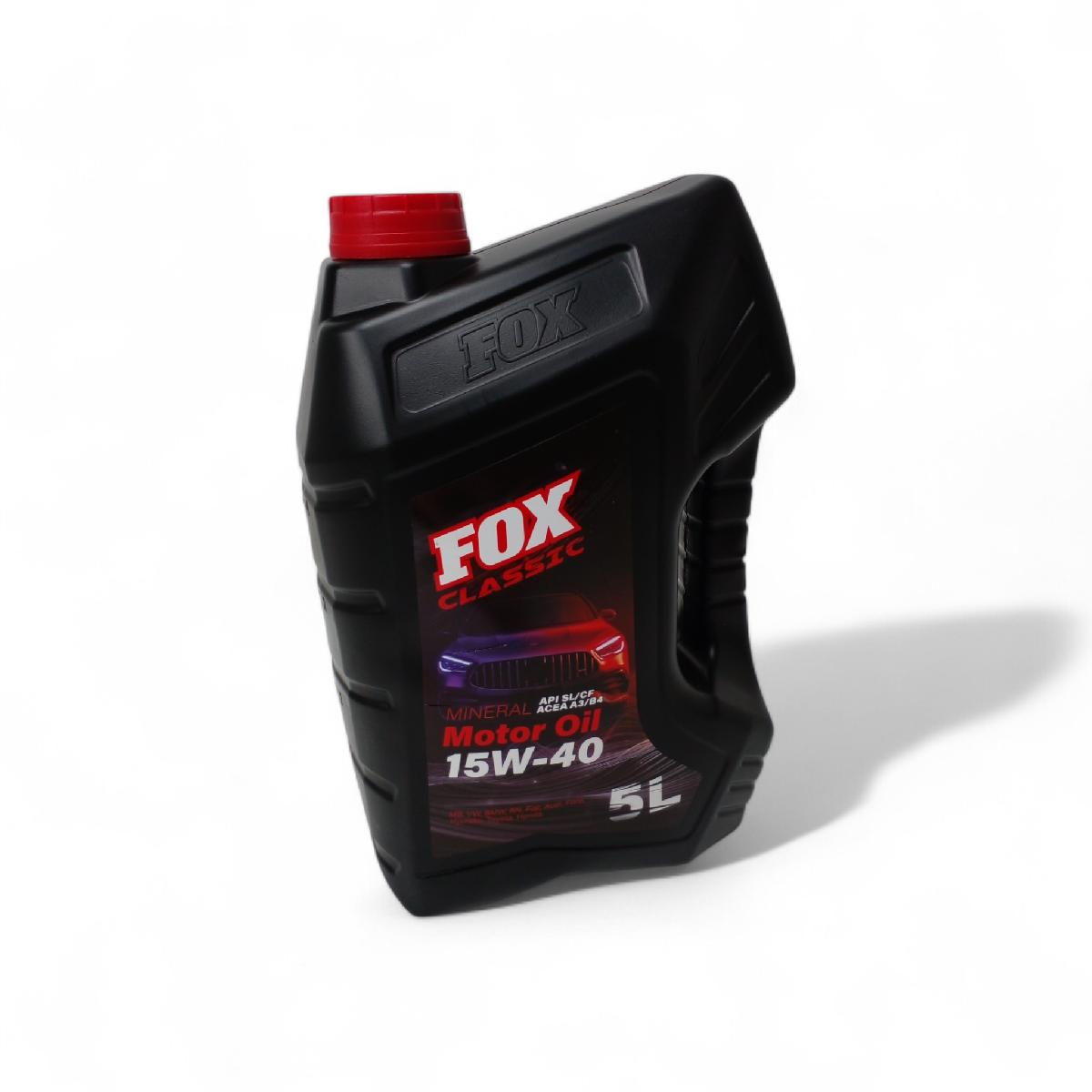 Олива моторна 15W-40 5л Classic FOX