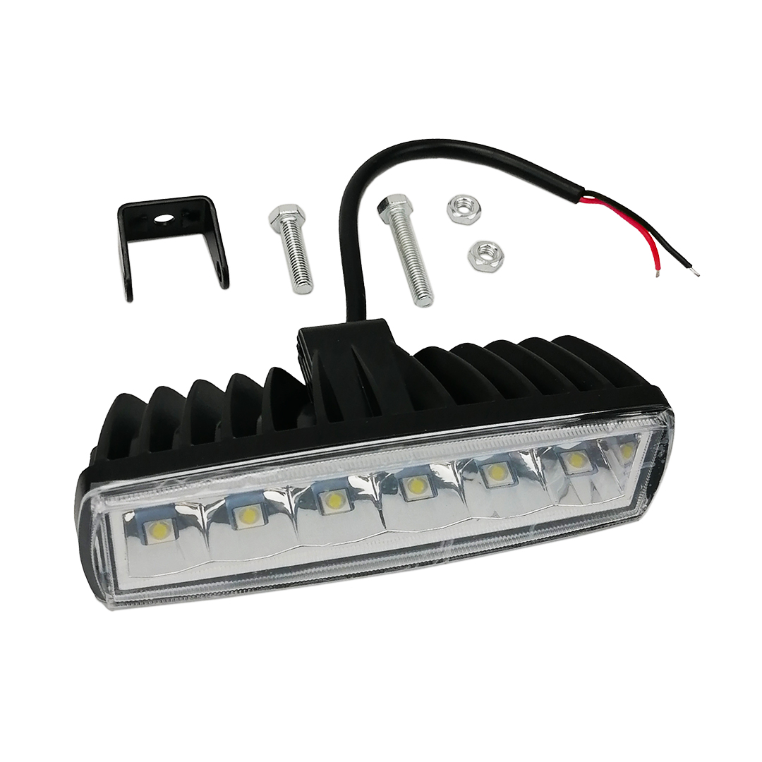 Фара LED додаткова точковий промінь 18W 6000К 150 х 45 х 61 мм прямокутна Spot Pulso