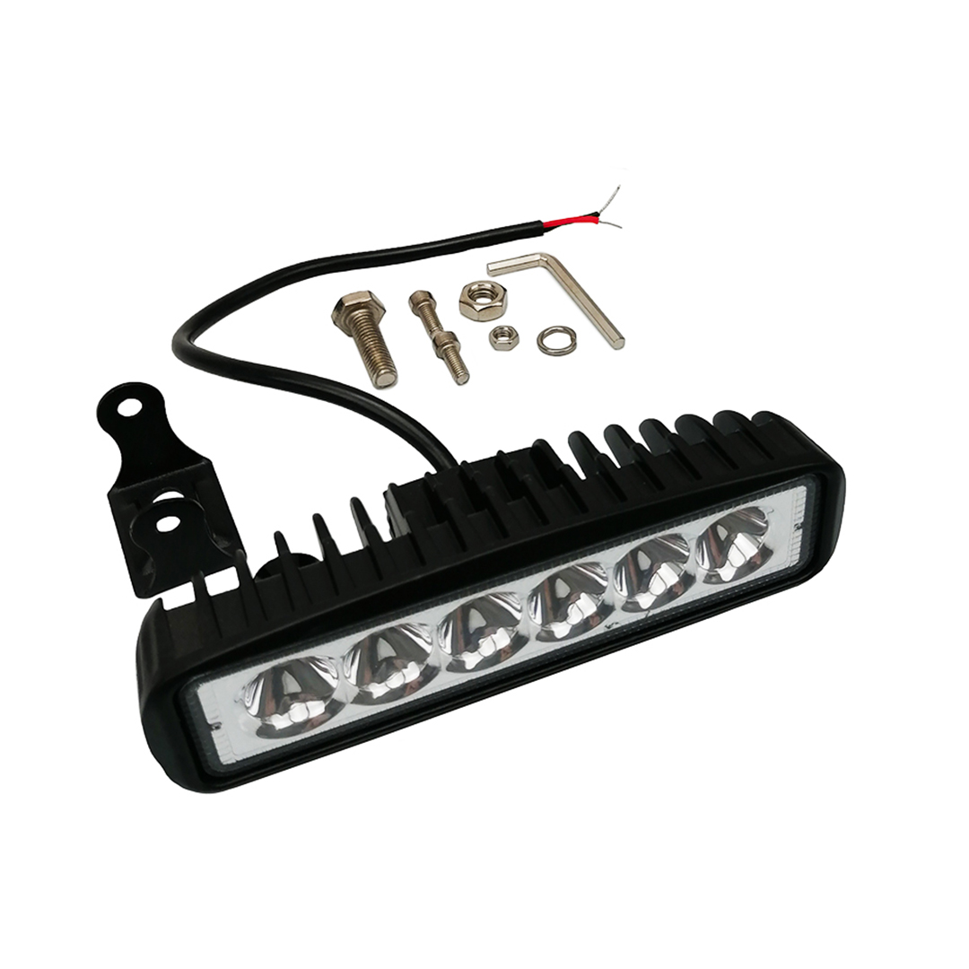 Фара LED додаткова 18W 3000К прямокутна ДК