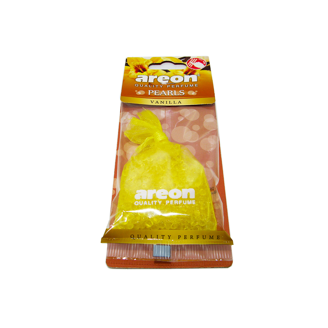 Освіжувач салону на дзеркало мішечок Vanilla (Ваніль) Pearls Areon
