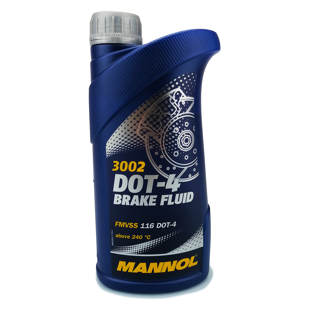 Гальмівна рідина 1л ДОТ-4 Brake Fluid SCT