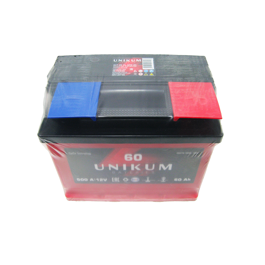 Акумулятор 60 А/год євро 480 А Unikum