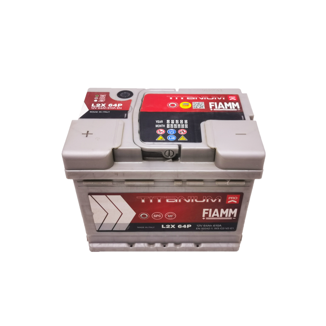 Акумулятор 64 А/год + лівий 610 А Titanium Fiamm