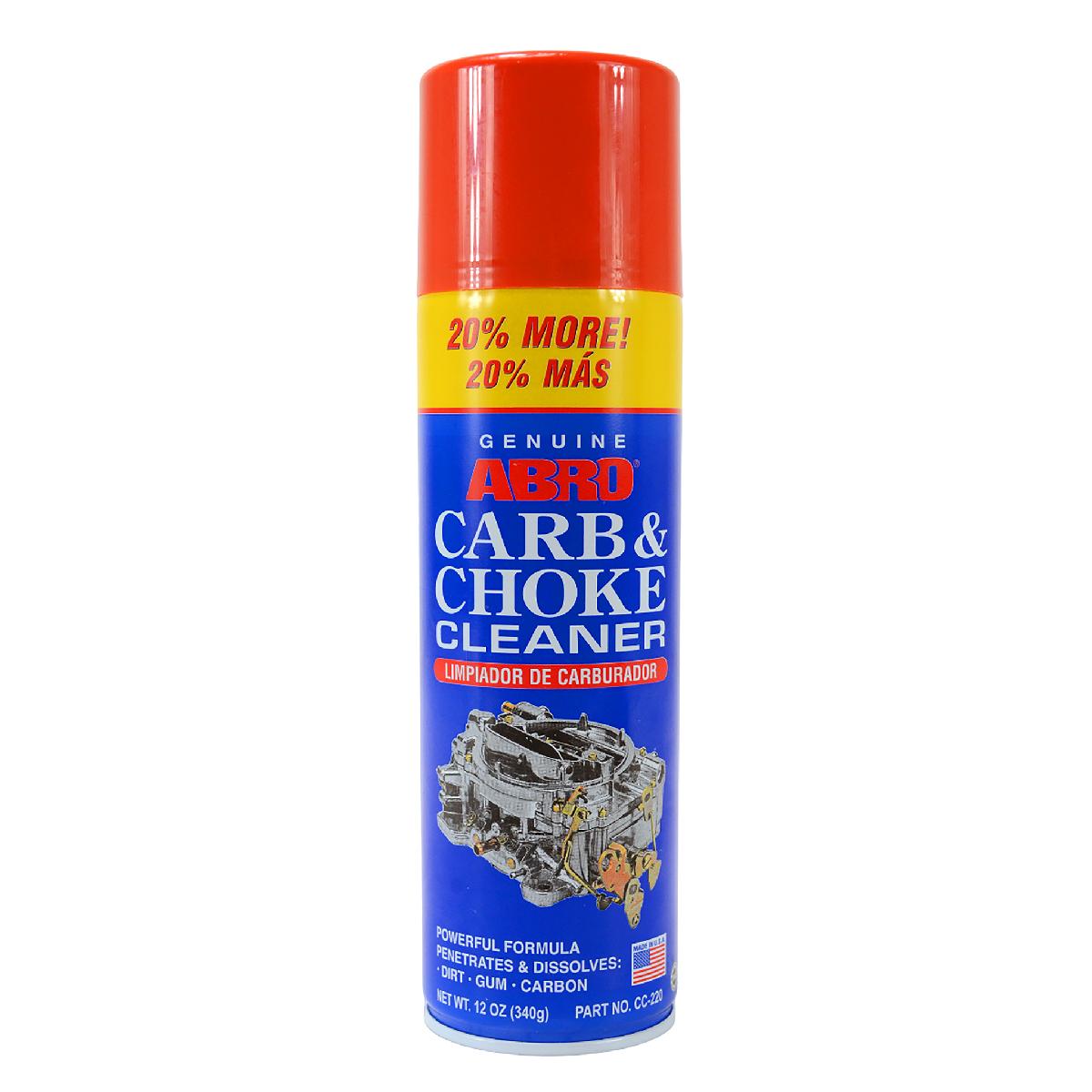Очисник карбюратора 340 мл аерозоль Carb & Choke Cleaner Аbro