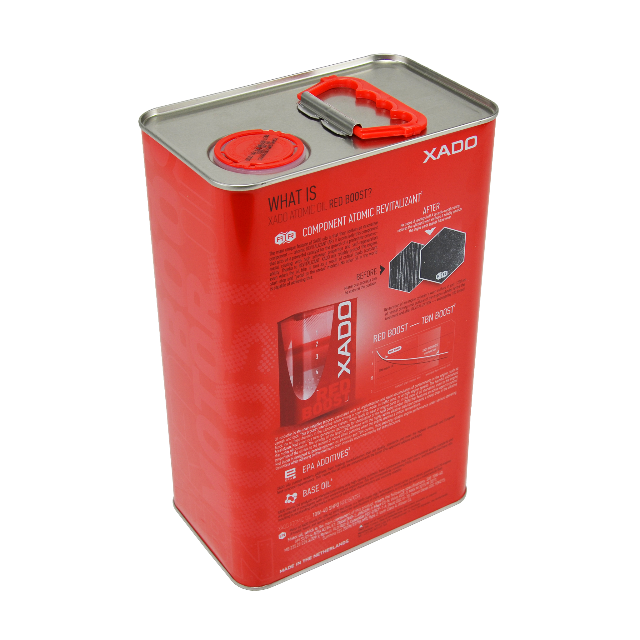 Олива моторна 10W-40 4л Atomic OIL SHPD Хадо