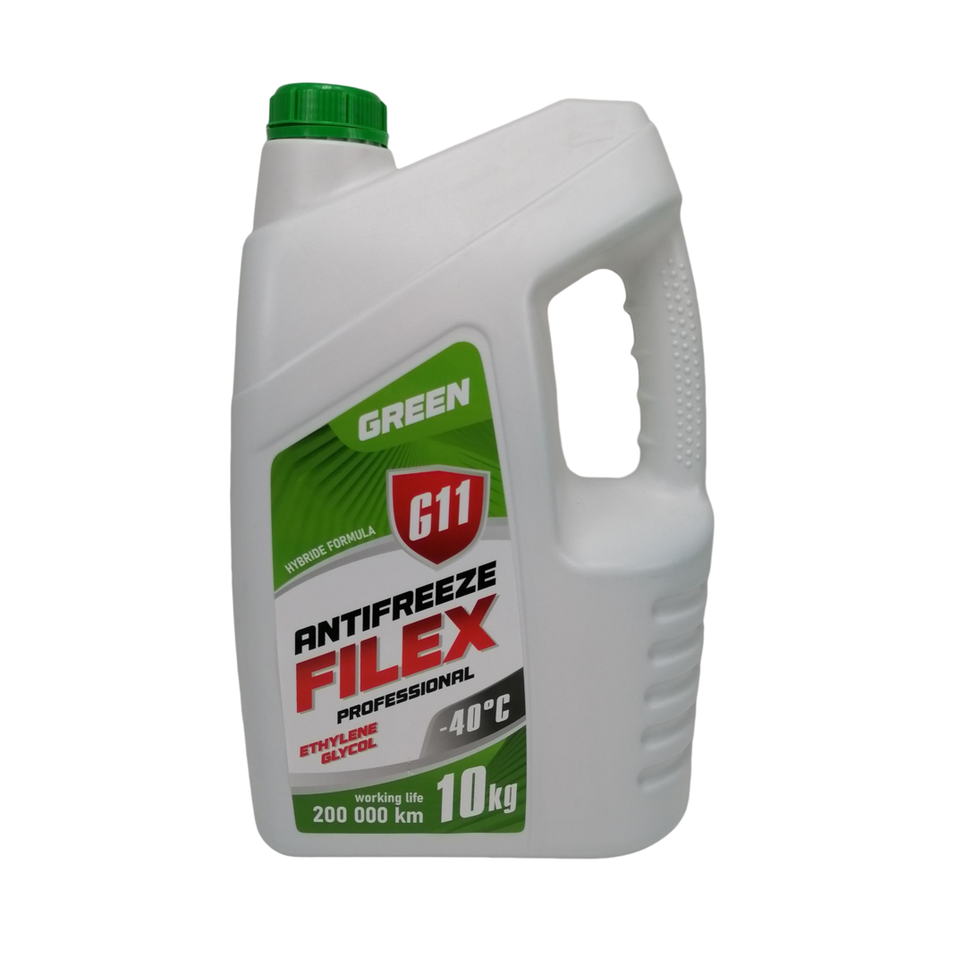 Тосол антифриз (охолоджуюча рідина) 10л зелений -40 G-11 Filex