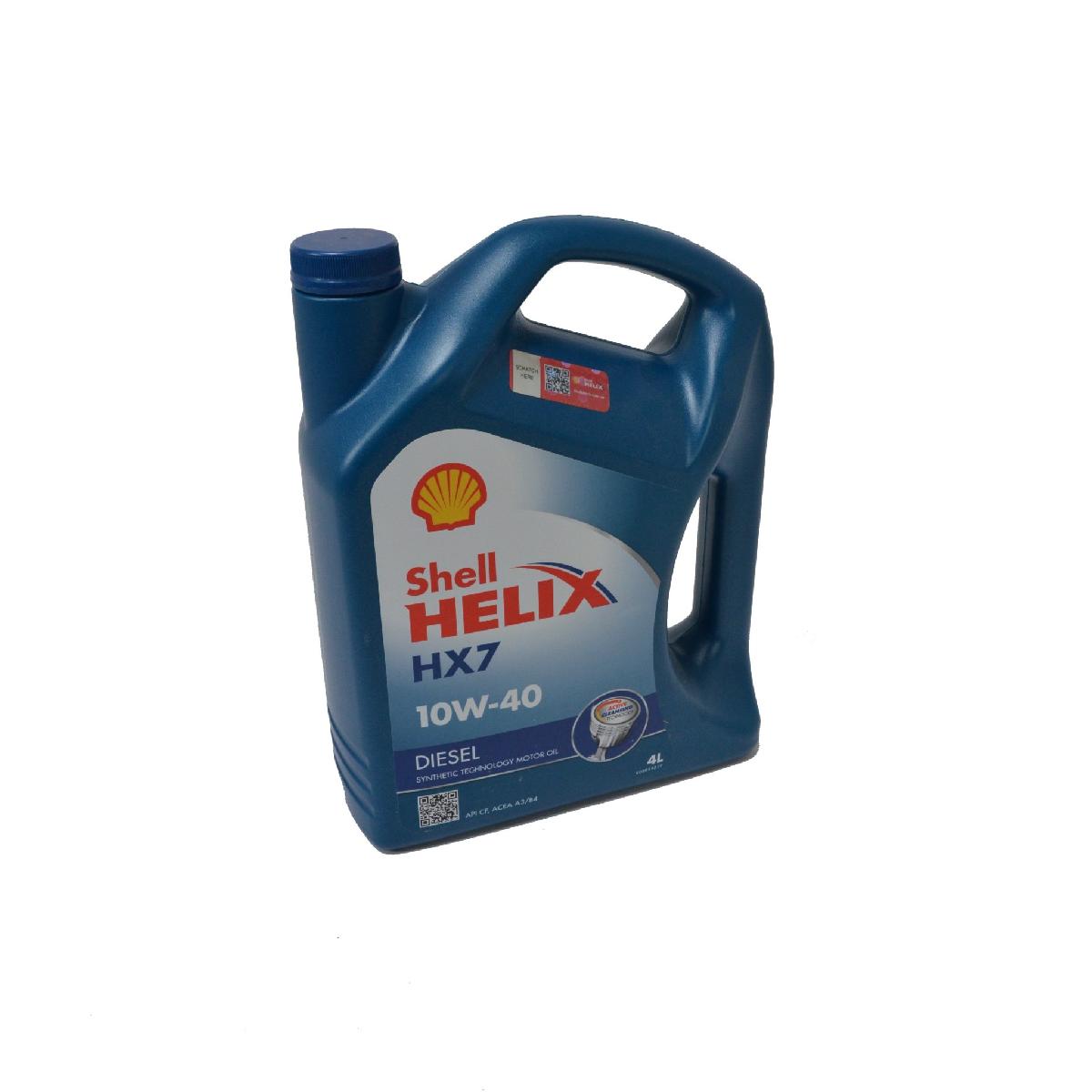 Олива моторна 10W-40 4л HX7 diesel Shell