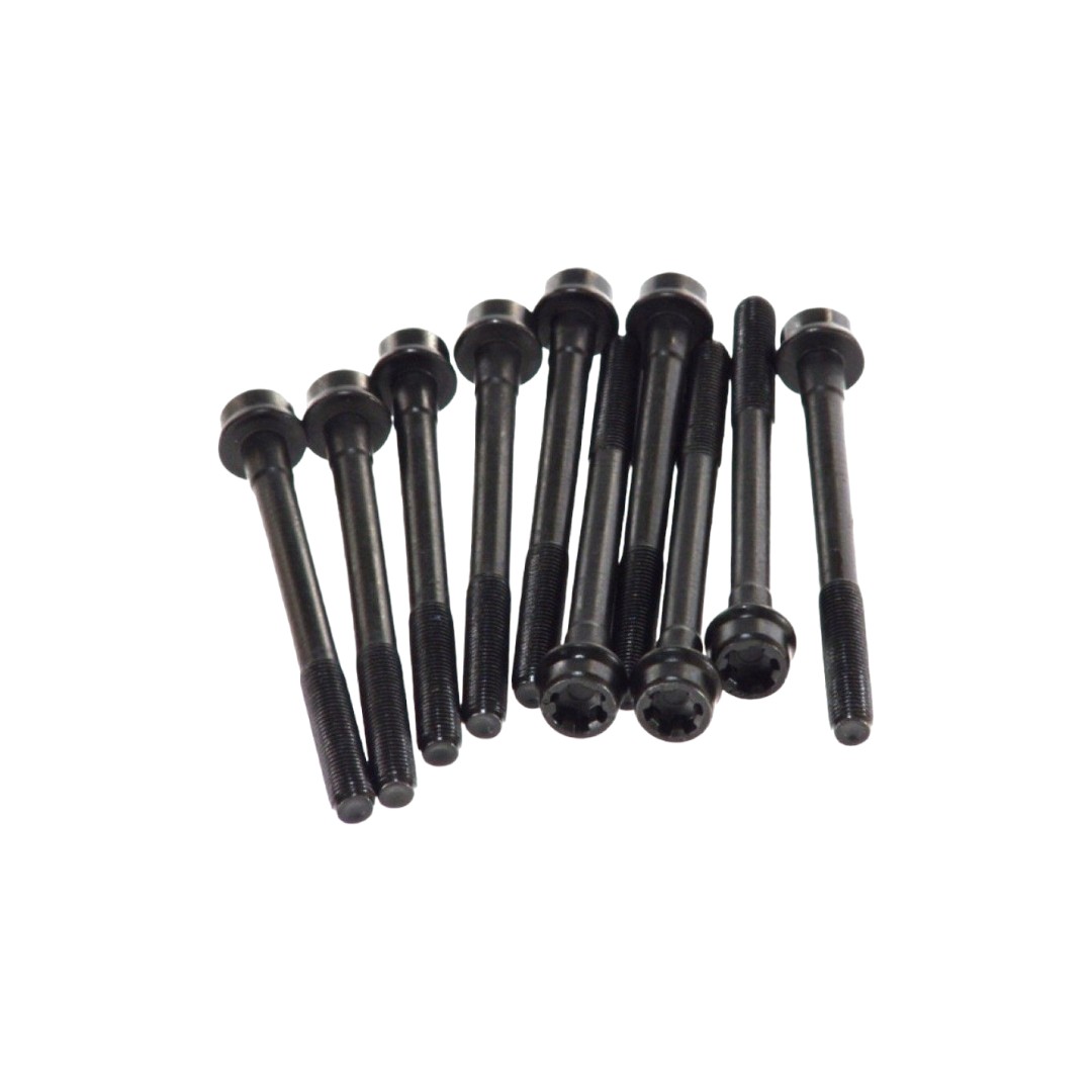 Болт головки блоку (компл. 10 шт) M10 x1,25 x119 (система TORX із чорного металу) Fiat Doblo, Punto, Opel Astra Elring Das Original