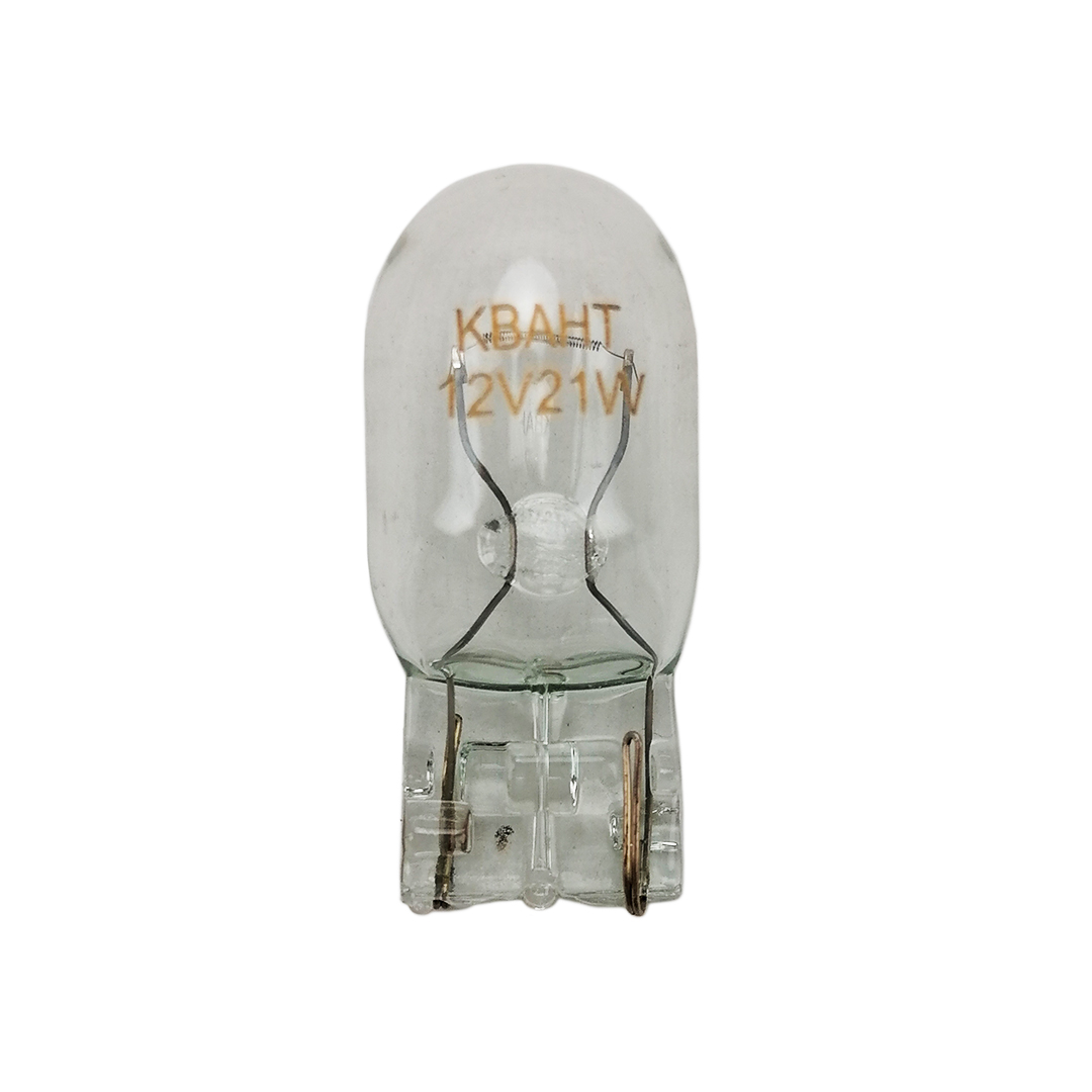 Лампа б/ц W21W 12V велика 1 контактна Квант