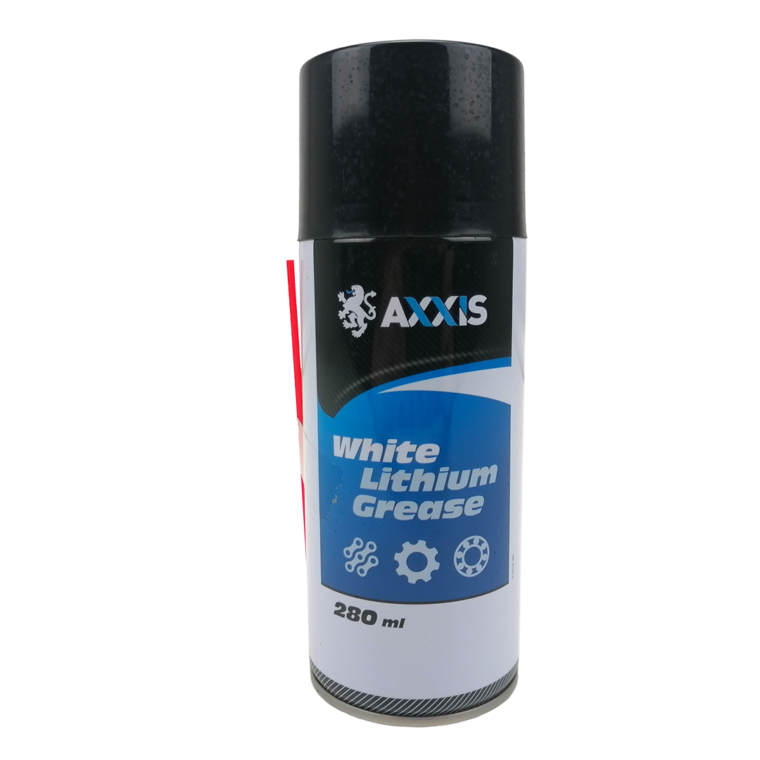 Мастило літієве універсальне 280 мл аерозоль White Lithium Grease Axxis