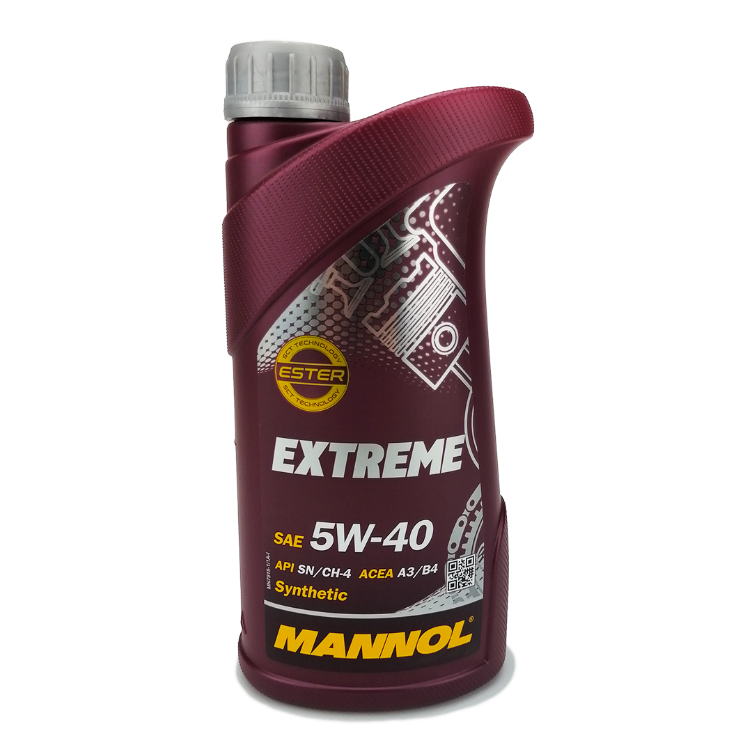 Олива моторна 5W-40 1л Extreme Mannol