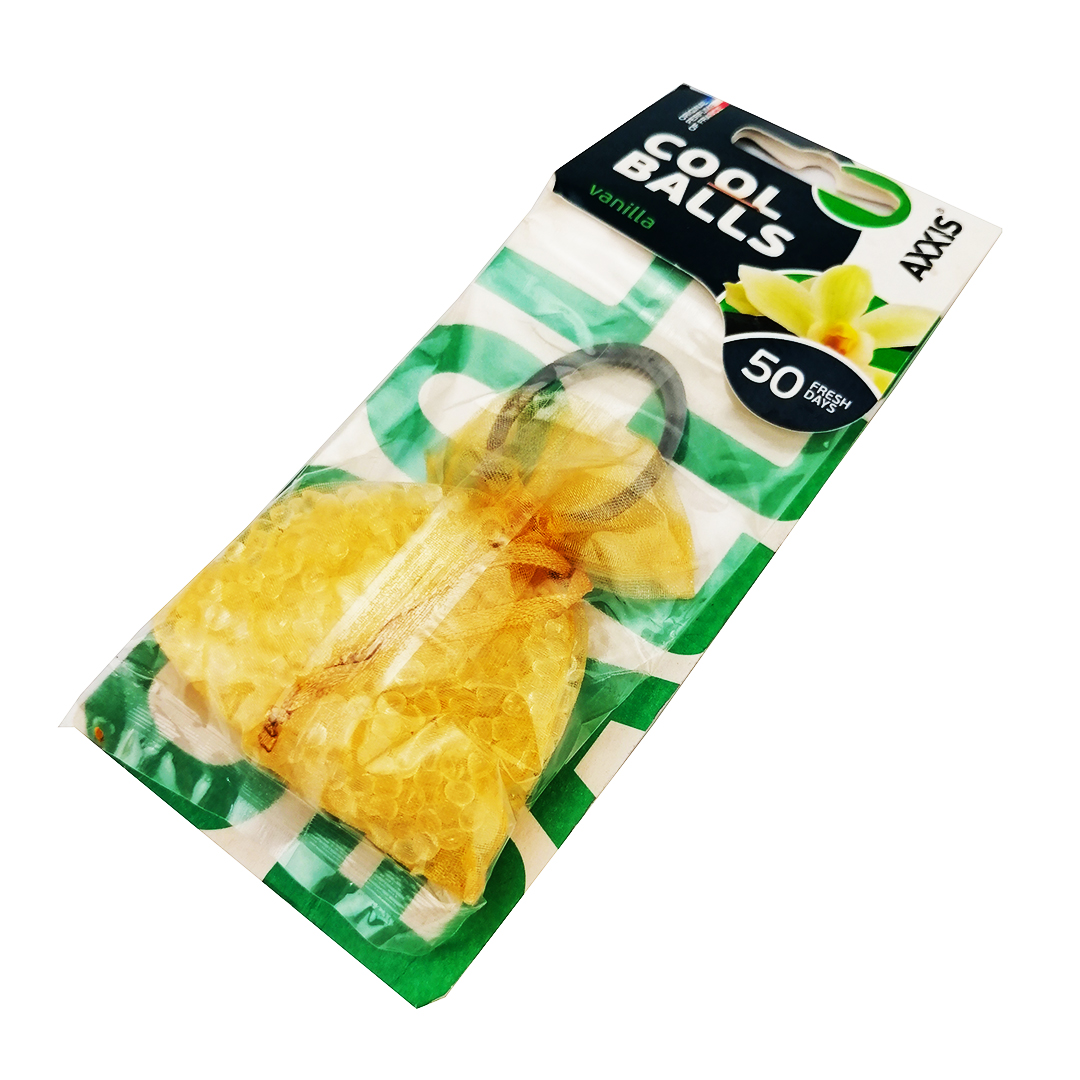 Освіжувач салону на дзеркало мішечок Vanilla (Ваніль) Cool Balls Bags Axxis