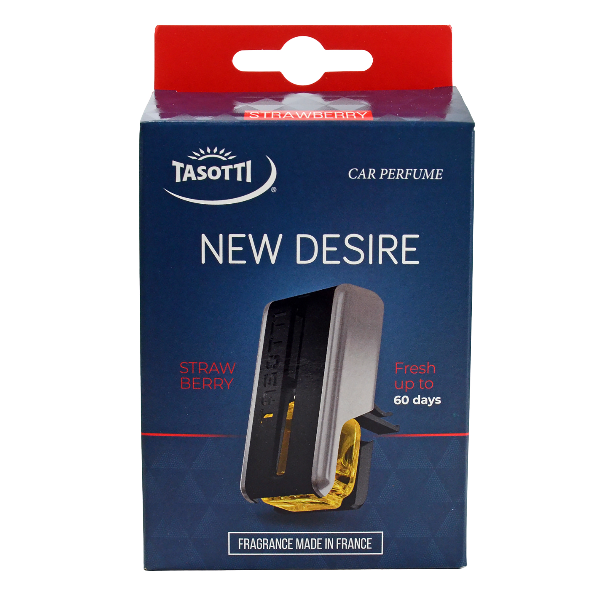 Освіжувач салону на дефлектор рідкий 8 мл Strawberry (Полуниця) New Desire Tasotti