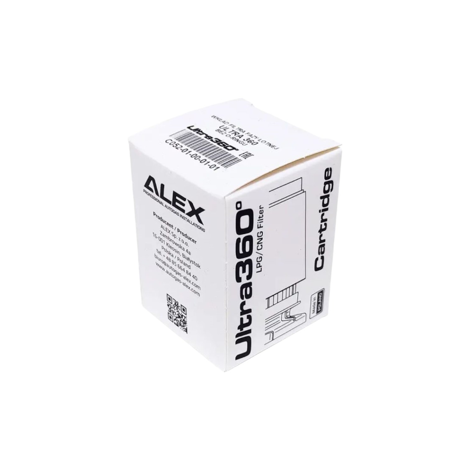 Фільтр газу (вставка) Alex Ultra 360