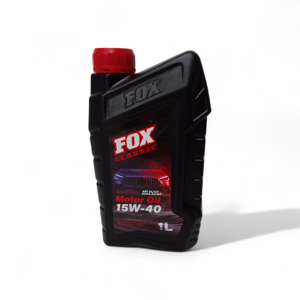 Олива моторна 15W-40 1л Classic FOX