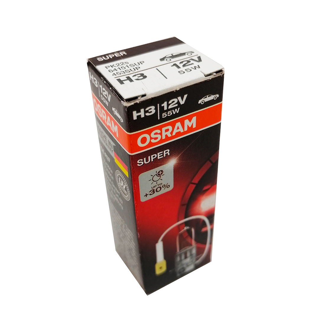 Лампа Н3 12V 55W +30 Osram