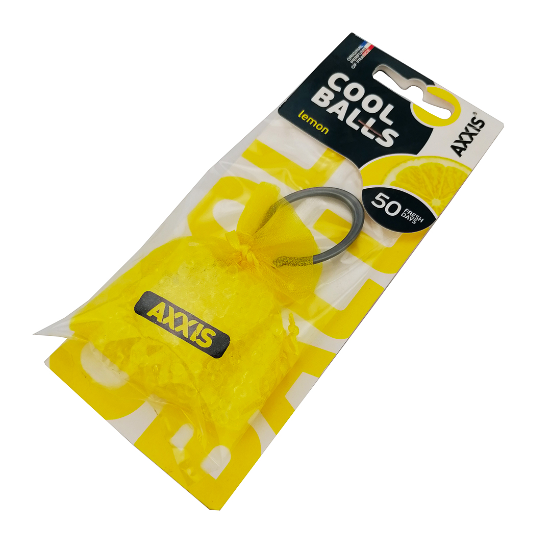 Освіжувач салону на дзеркало мішечок Lemon (Лимон) Cool Balls Bags Axxis