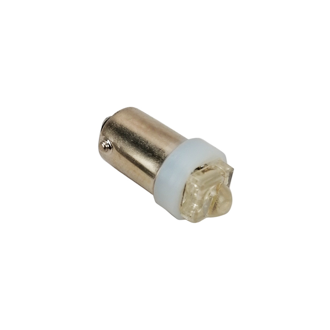 Лампа щитка приладів 2101 LED T4W 12V 1 діод біла Crystal