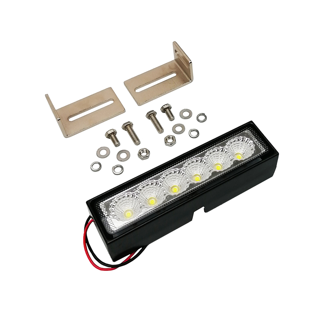 Фара LED додаткова розсіяний промінь 30W (біле світло) прямокутна ДК