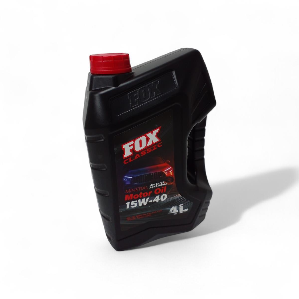 Олива моторна 15W-40 4л Classic FOX