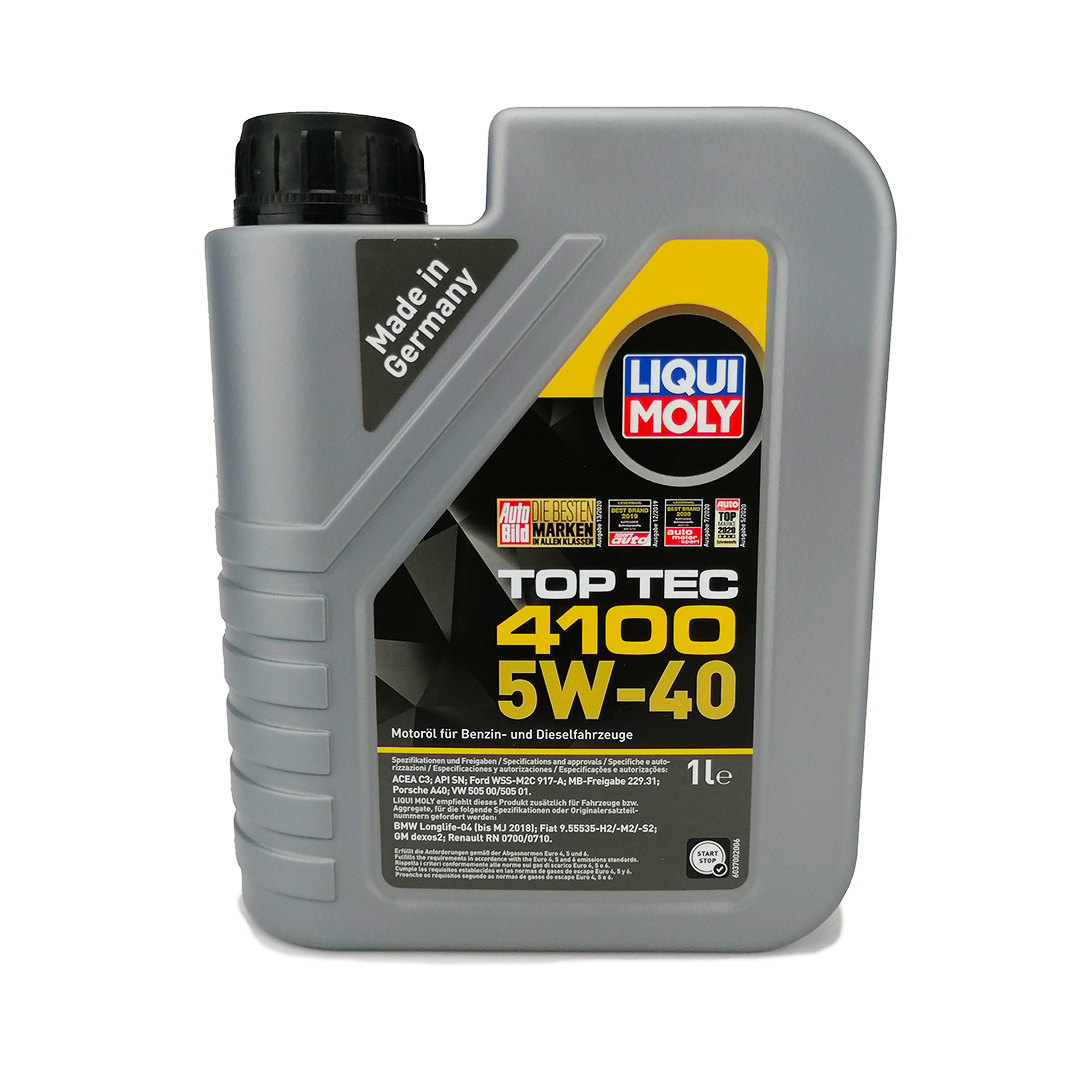 Олива моторна 5W-40 1л 4100 Top Tec Liqui Moly