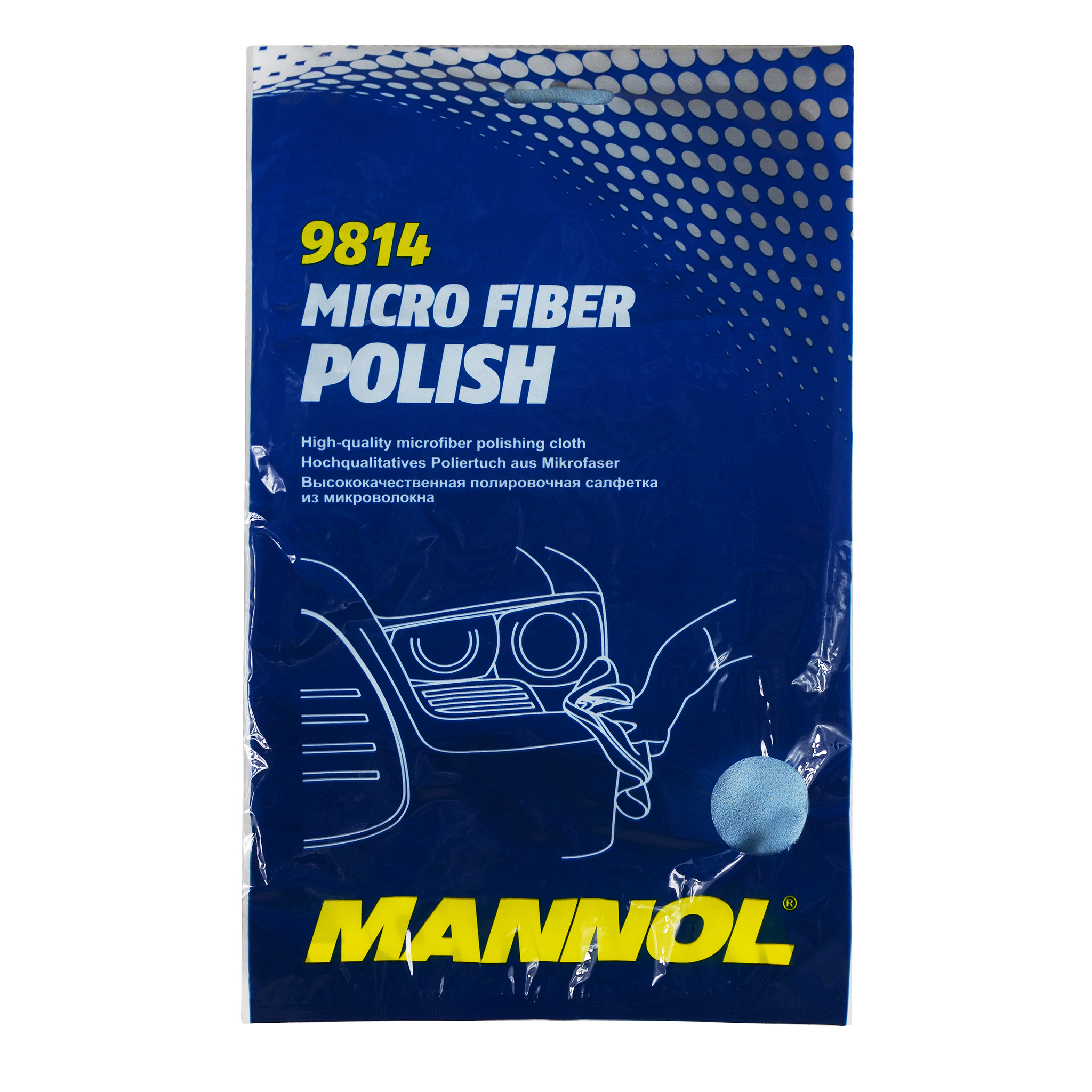 Серветка мікрофібра для скла та дзеркал Micro Fiber Polish SCT