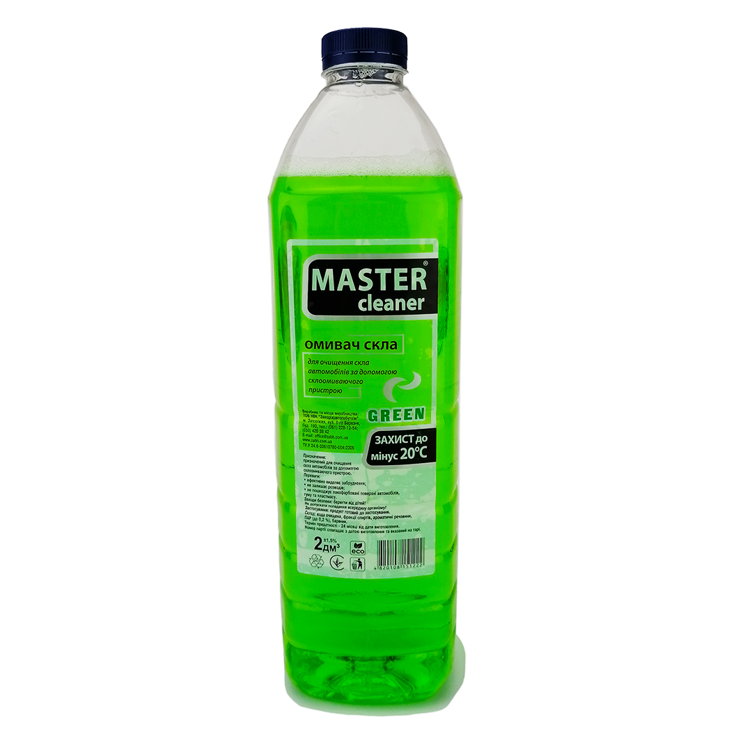 Рідина в бачок омивача зимова 2л -20°C Екзотик Master cleaner