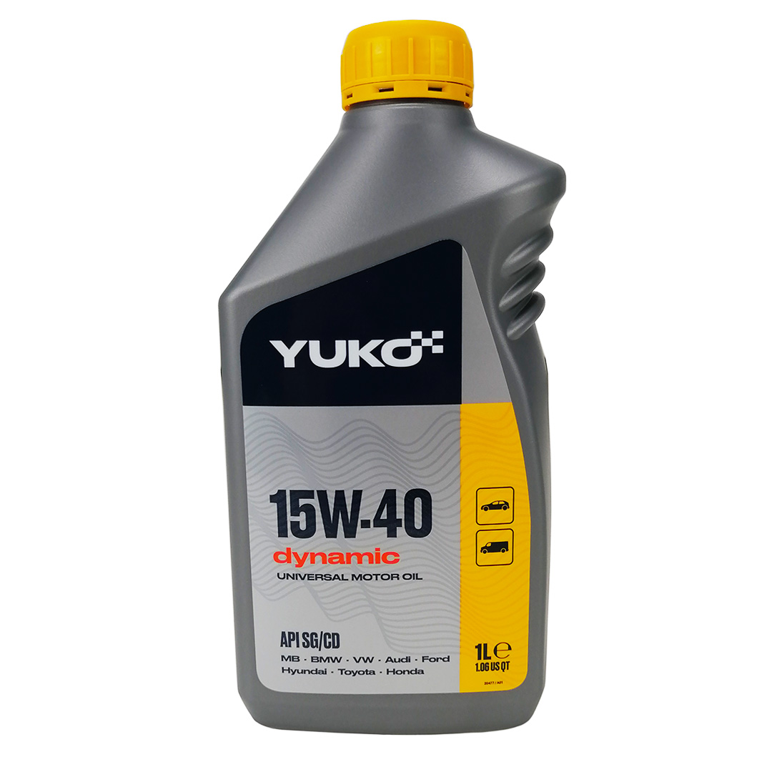Олива моторна 15W-40 1л Dynamic Yuko