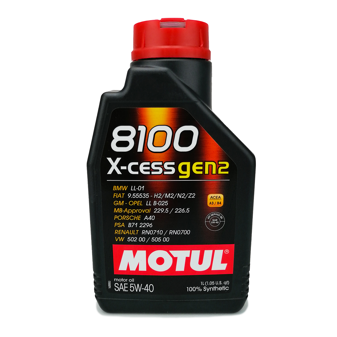 Олива моторна 5W-40 1л X-Cess 8100 gen2 Motul