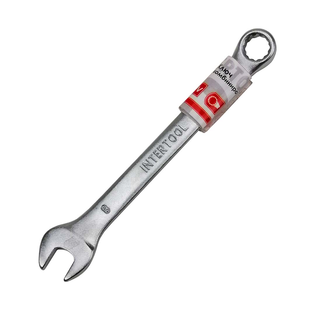 Ключ рожково-накидний 08мм Intertool