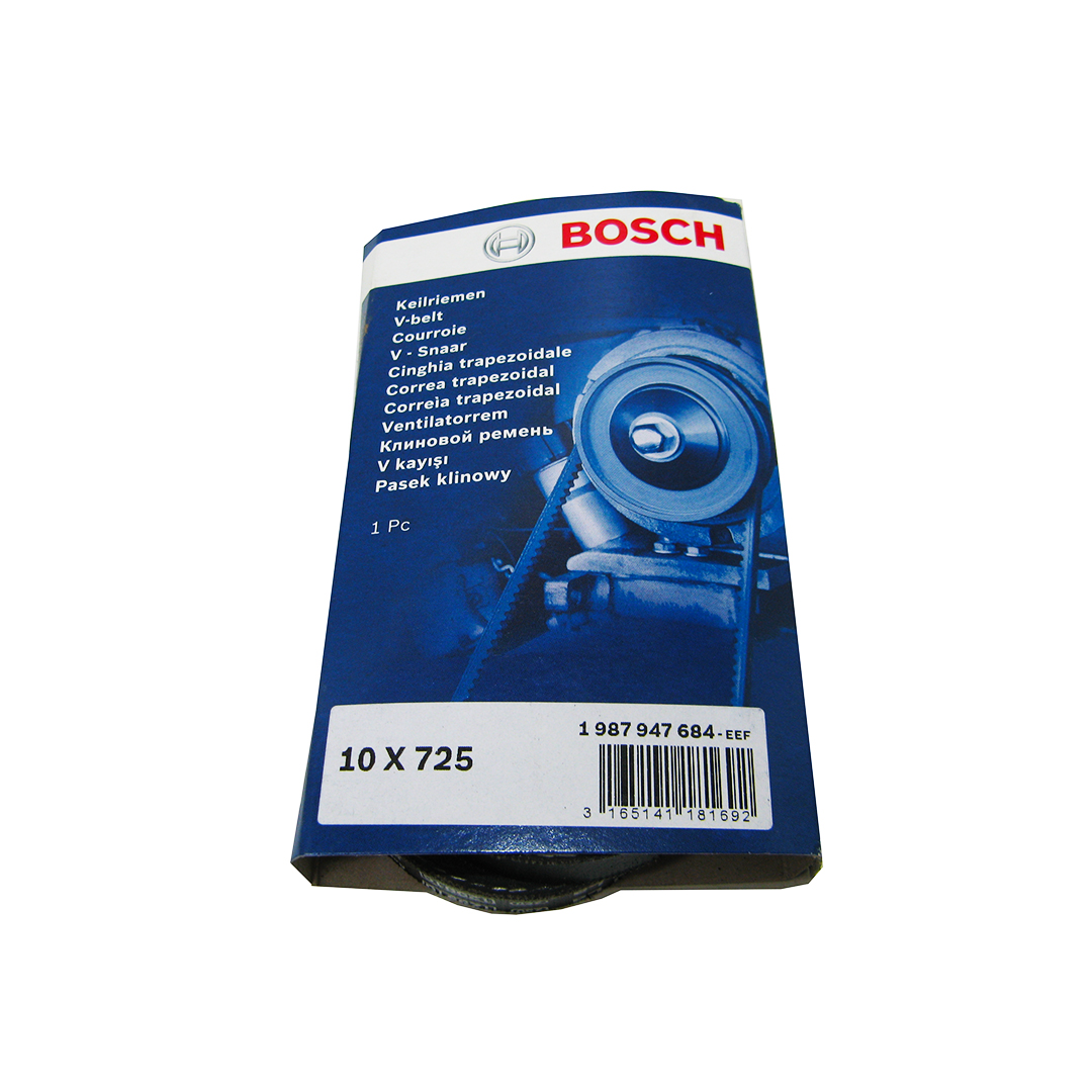 Ремінь генератора 725 зубчастий Таврія, Сенс, Славута Bosch