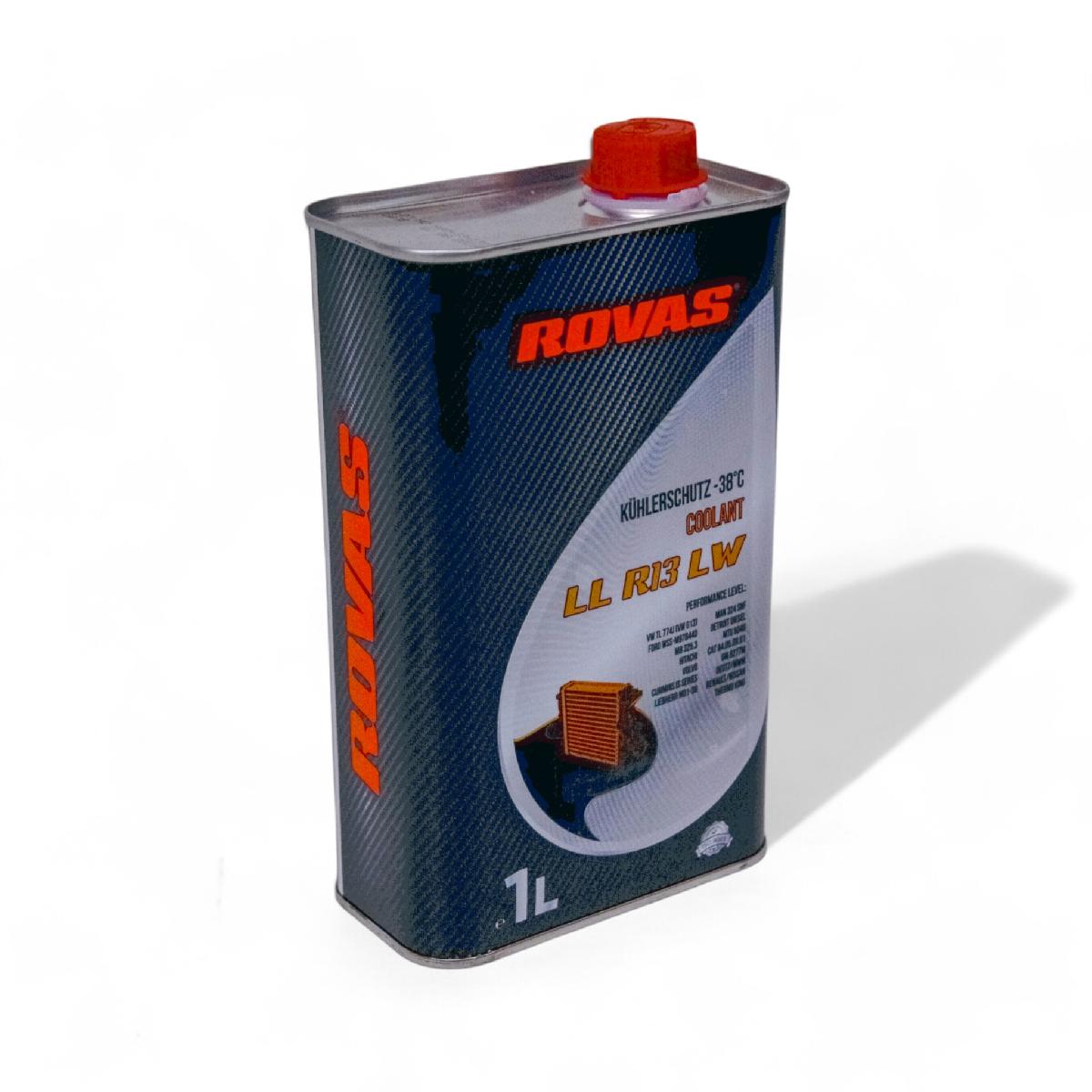Тосол антифриз (охолоджувальна рідина) 1л жовтий -38 G-13 Coolant LL R13 LW Rovas