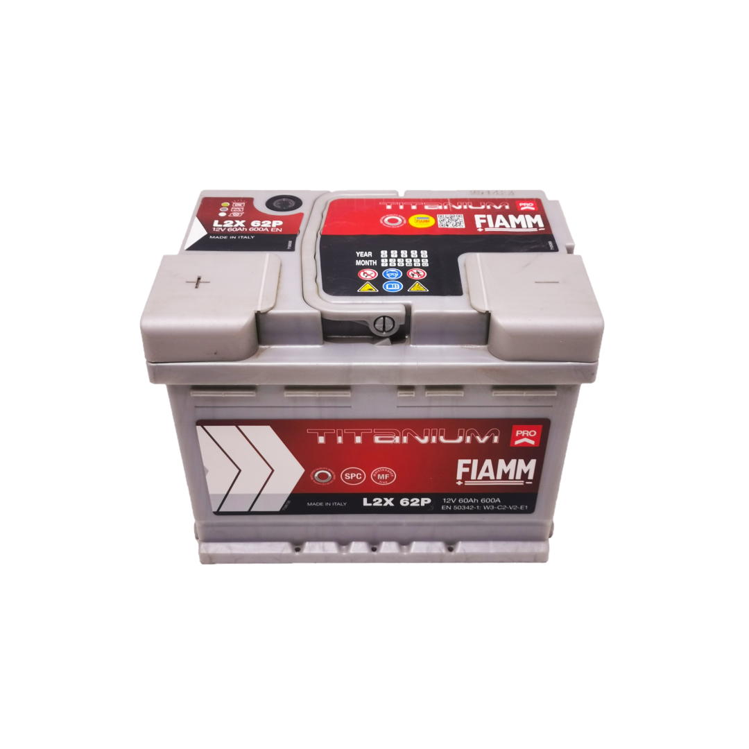 Акумулятор 60 А/год + лівий 600 А Titanium Fiamm