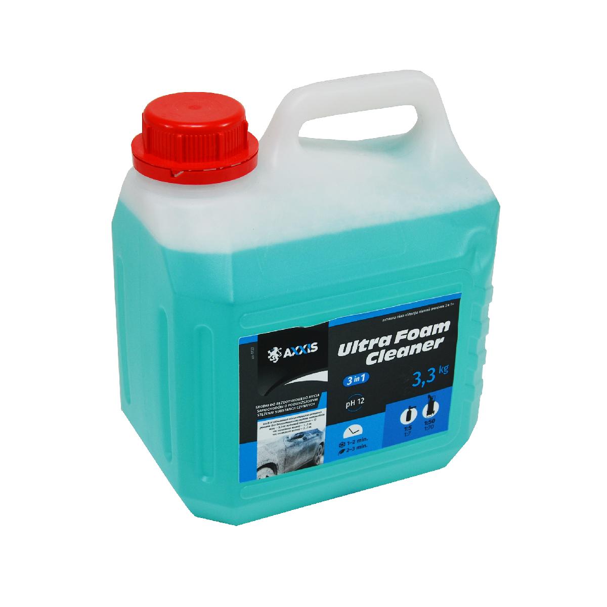 Активна піна 3л Ultra Foam Cleaner 3 в 1 (шампунь) Axxis