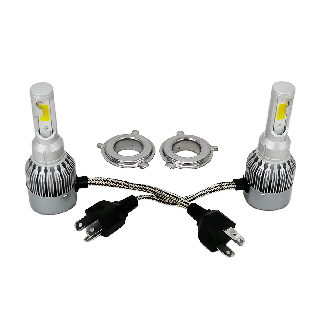 Лампа LED Н4 12-24V (компл. 2 шт) 6500K ДК