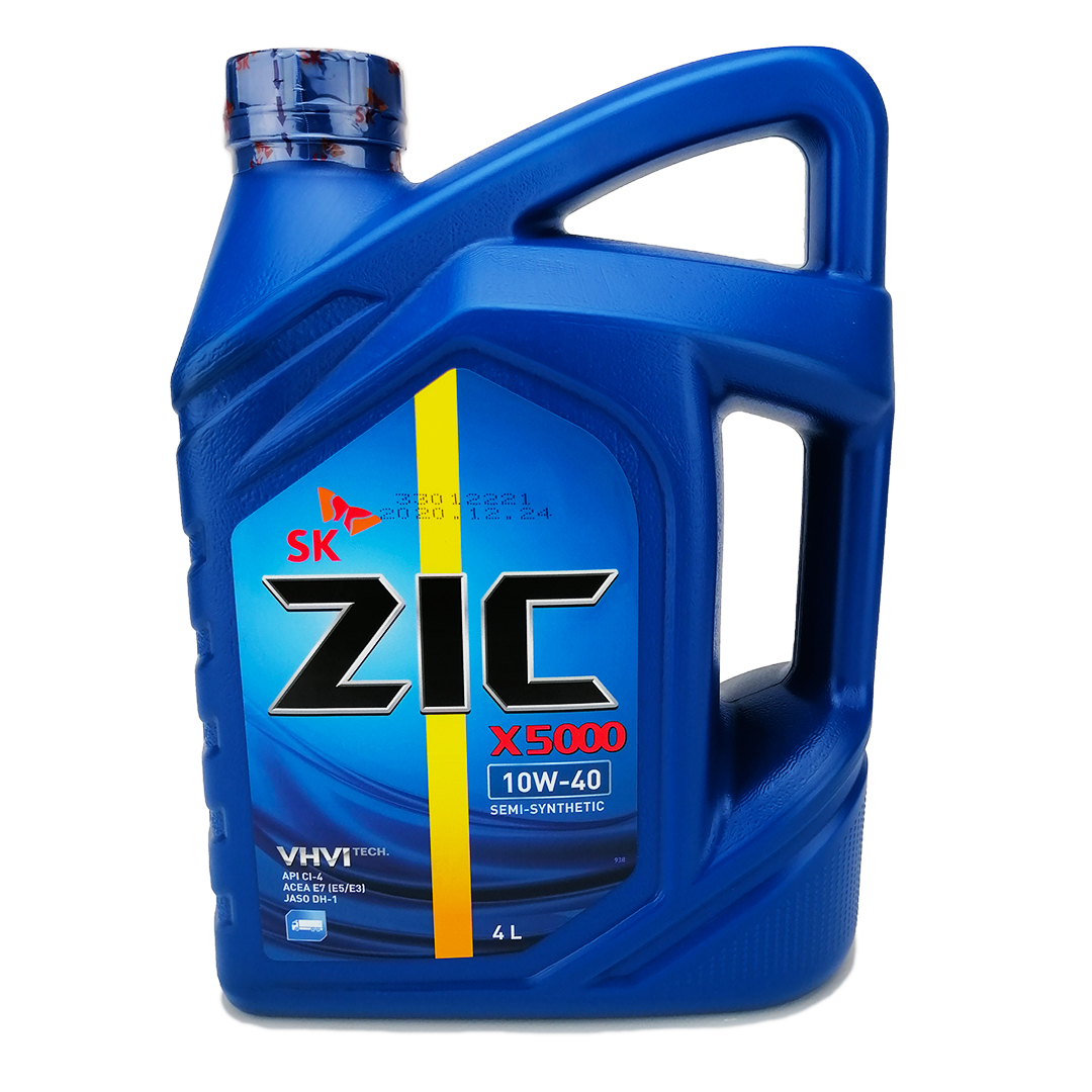 Олива моторна 10W-40 4л Х5000 ZIC