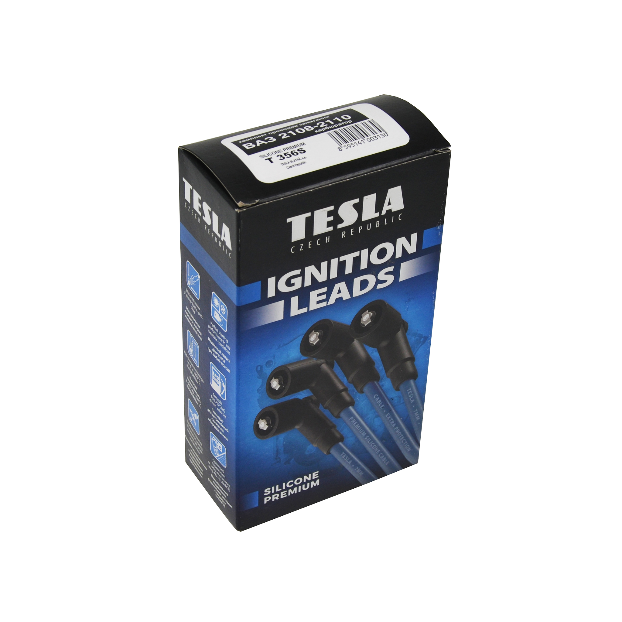 Дроти запалювання 2108, 2109, 21099 Silicone Premium Tesla