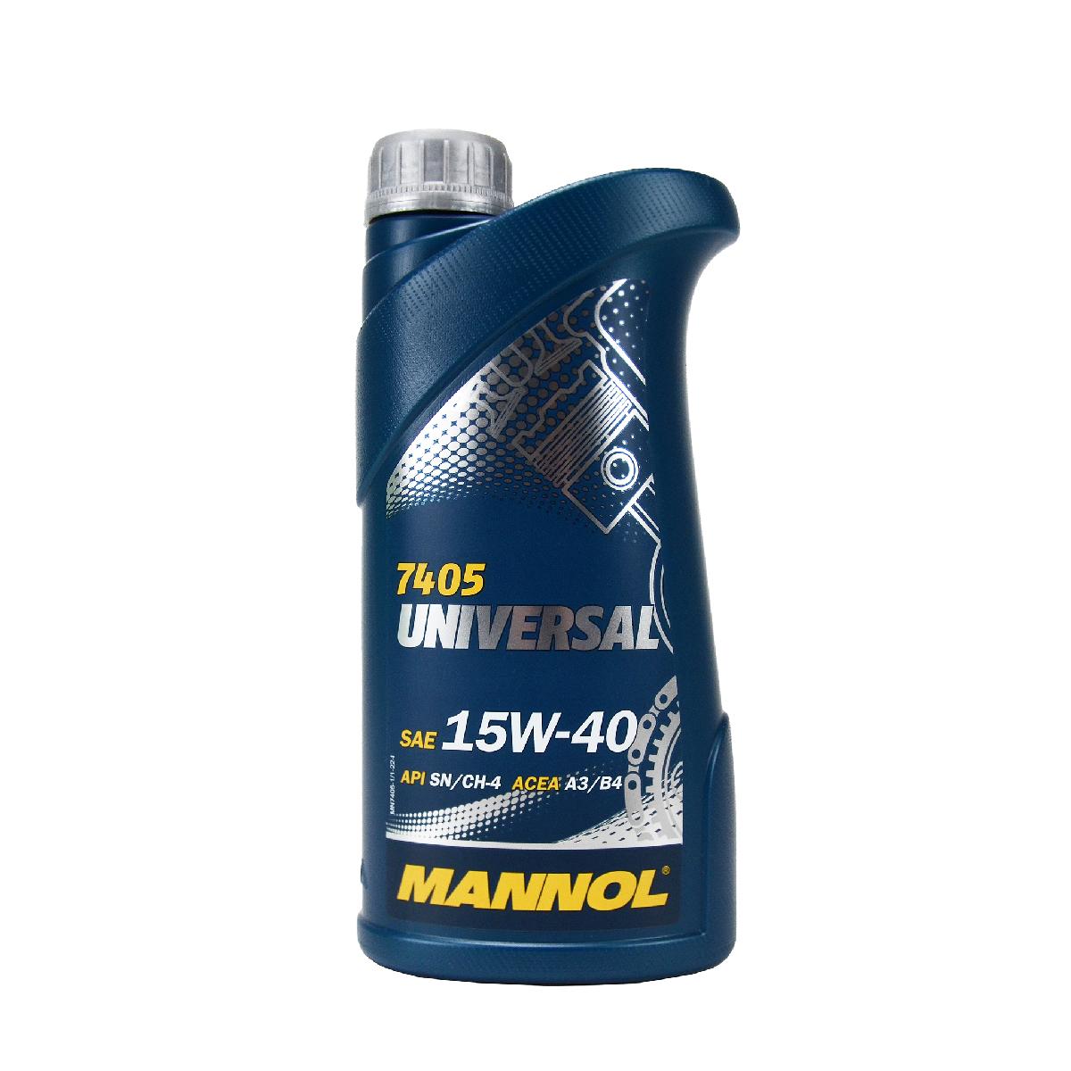 Олива моторна 15W-40 1л Universal Mannol