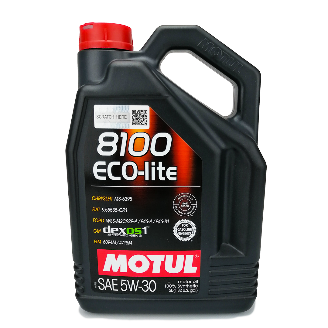 Олива моторна 5W-30 5л Eco-Lite 8100 Motul